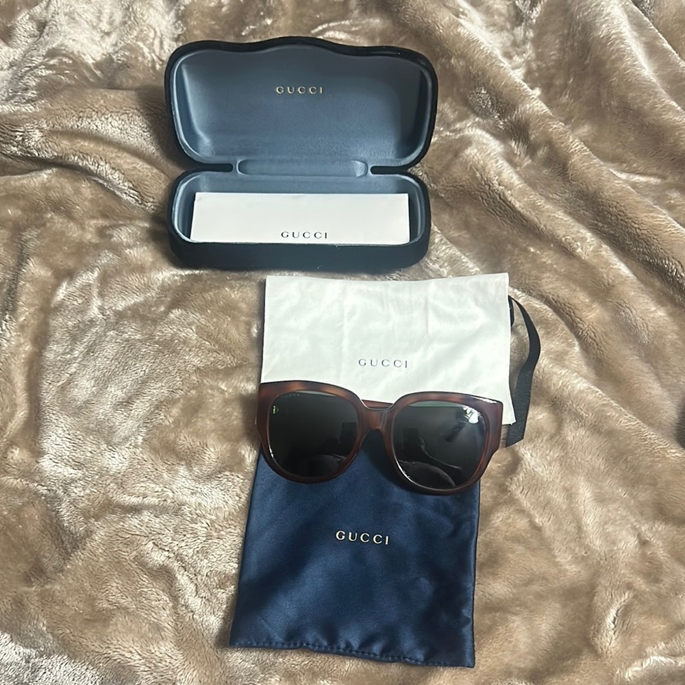 Gucci Tortoise Shell Sunglasses